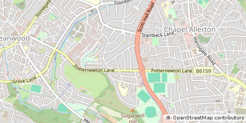 Map of Leeds