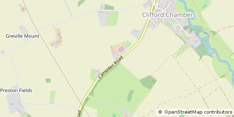 Map of Stratford-Upon-Avon, Warwickshire