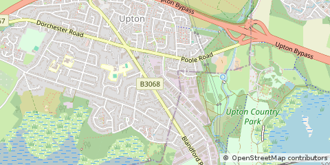 Map of Poole, Dorset