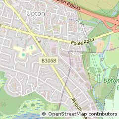 Map of Poole, Dorset