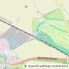 Map of Ludlow, Shropshire