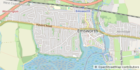 Map of Emsworth