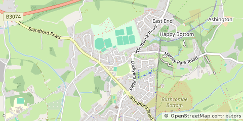 Map of Wimborne