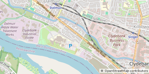 Map of Clydebank