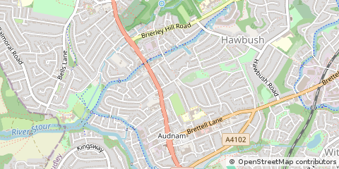 Map of Stourbridge, West Midlands