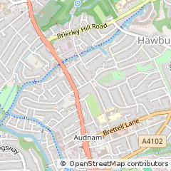 Map of Stourbridge, West Midlands