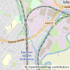 Map of Mexborough, South Yorkshire