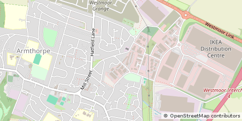 Map of Doncaster