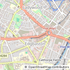Map of Birmingham