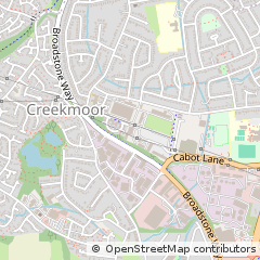 Map of Poole, Dorset