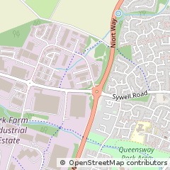 Map of Wellingborough, Northants