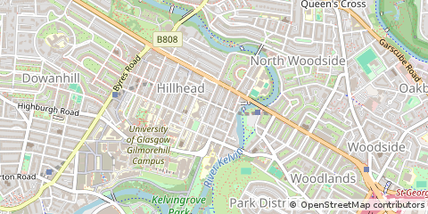 Map of Glasgow