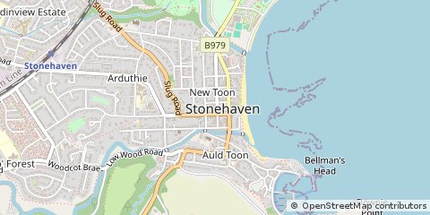 Map of Stonehaven
