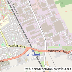 Map of Winsford, Cheshire