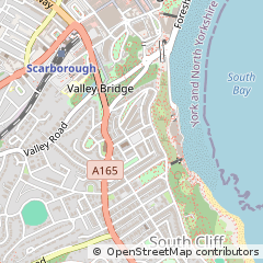 Map of Scarborough, North Yorkshire