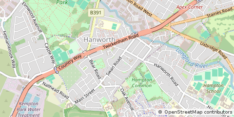 Map of Hanworth