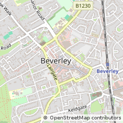 Map of Beverley, East Yorkshire