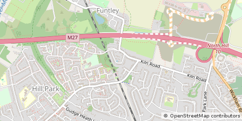 Map of Fareham, Hampshire