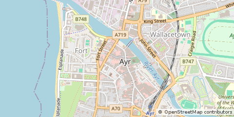 Map of AYR, Ayrshire