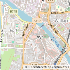 Map of AYR, Ayrshire