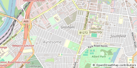 Map of Middlesbrough