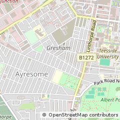 Map of Middlesbrough