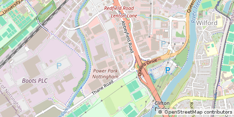 Map of Nottingham