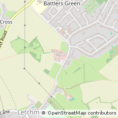 Map of Radlett