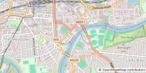 Map of Nottingham