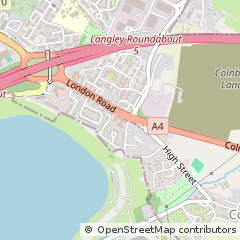 Map of Slough, Berkshire