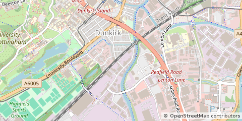 Map of Nottingham