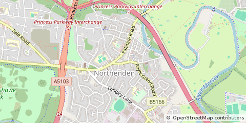 Map of Manchester