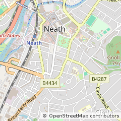Map of Neath