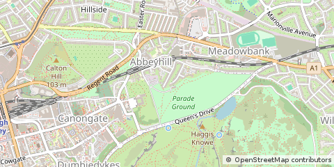Map of Edinburgh, Midlothian