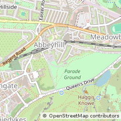 Map of Edinburgh, Midlothian