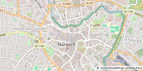 Map of Norwich
