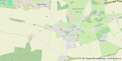 Map of Winchester, Hampshire