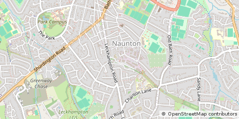 Map of Cheltenham, Gloucestershire