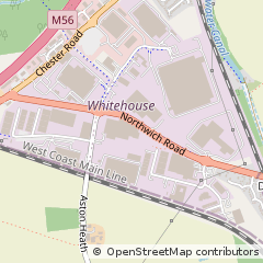 Map of Runcorn, Cheshire