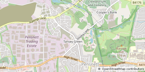 Map of Brierley Hill