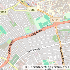 Map of Nottingham, Notts