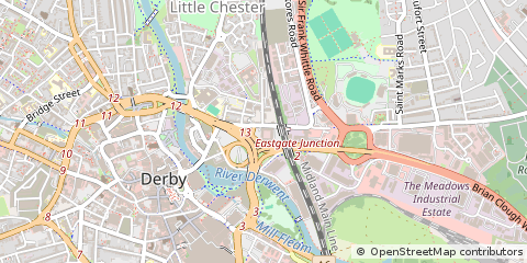 Map of Derby