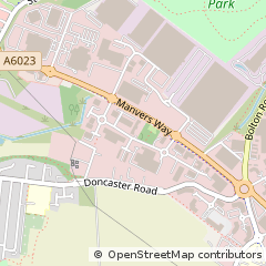 Map of Rotherham