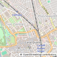Map of Cardiff