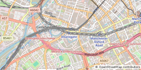 Map of Manchester