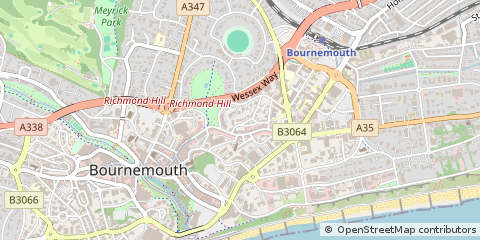 Map of Bournemouth