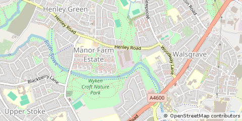 Map of Coventry