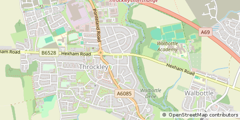 Map of Newcastle Upon Tyne