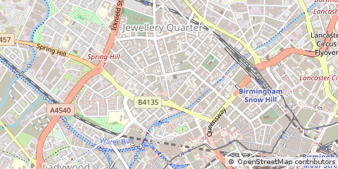 Map of Birmingham