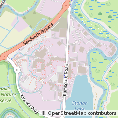 Map of Sandwich, Kent